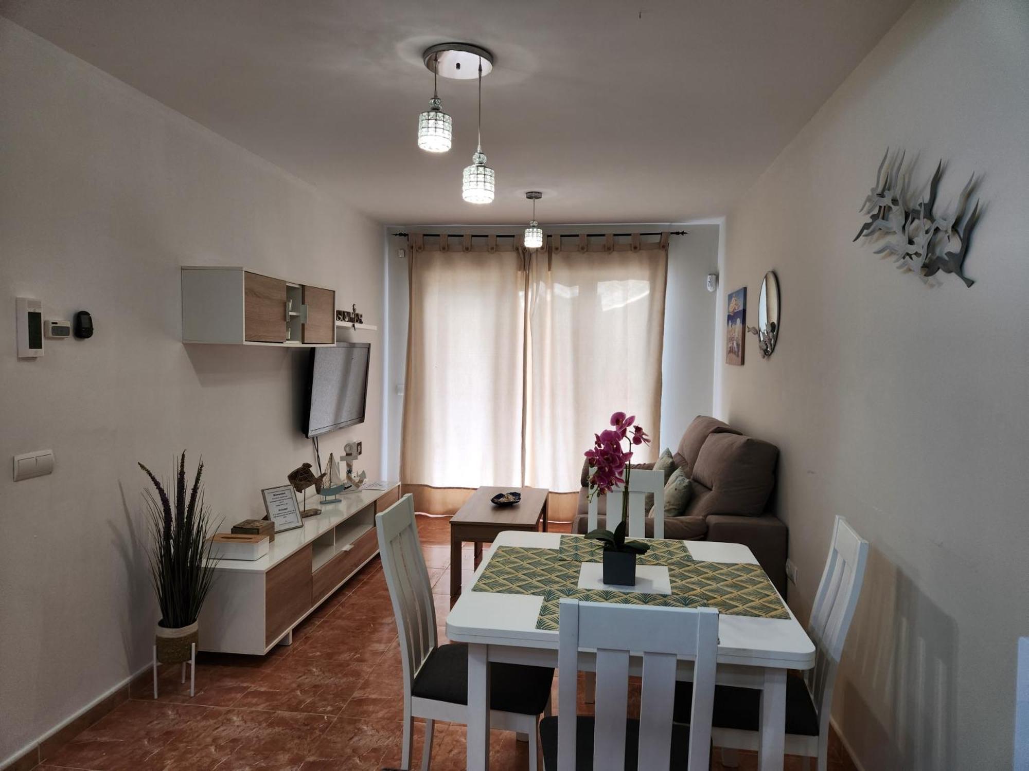 Bajo En Primera Linea De Vera-Playa Con Piscina Privada! المظهر الخارجي الصورة