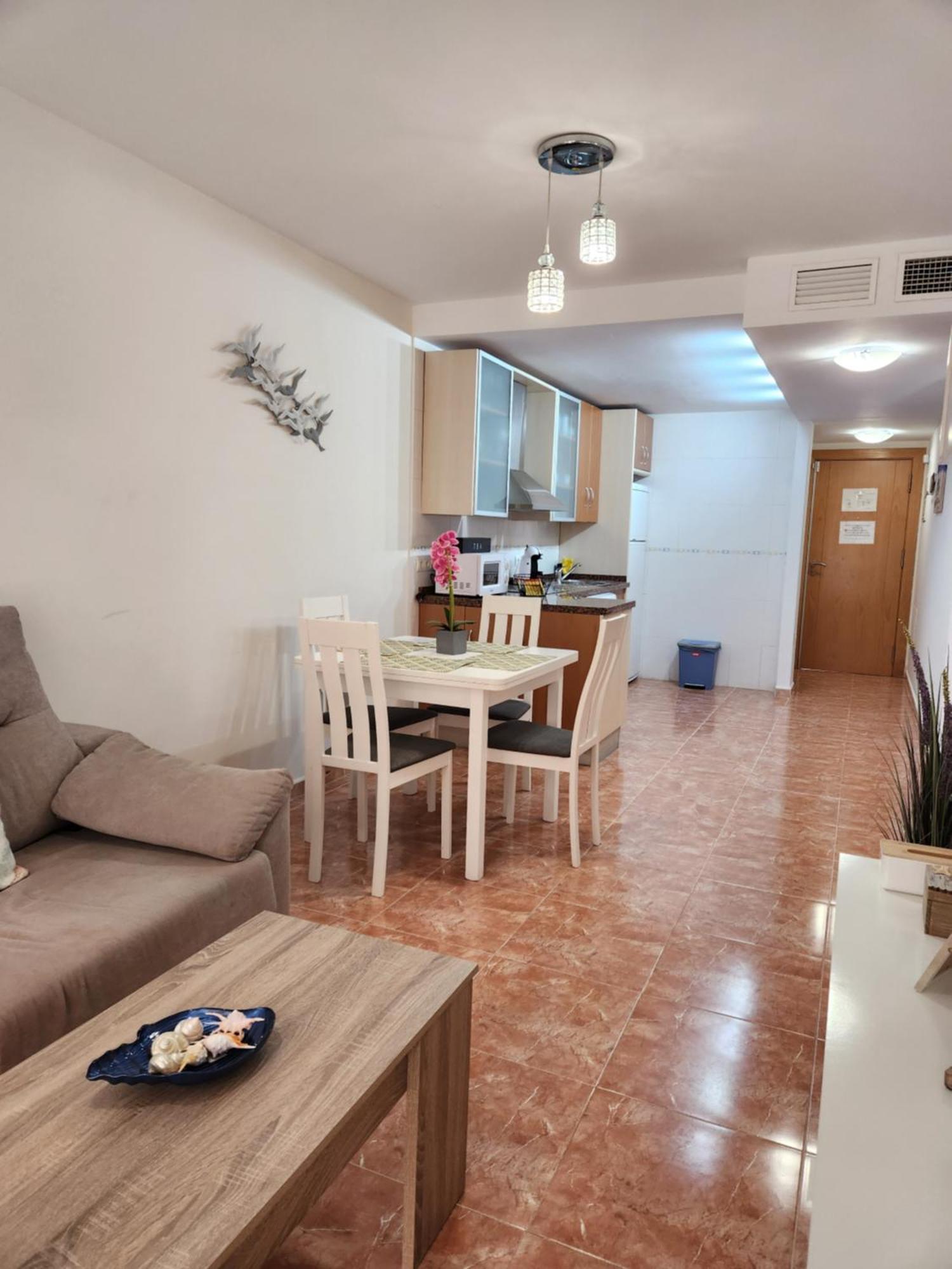 Bajo En Primera Linea De Vera-Playa Con Piscina Privada! المظهر الخارجي الصورة