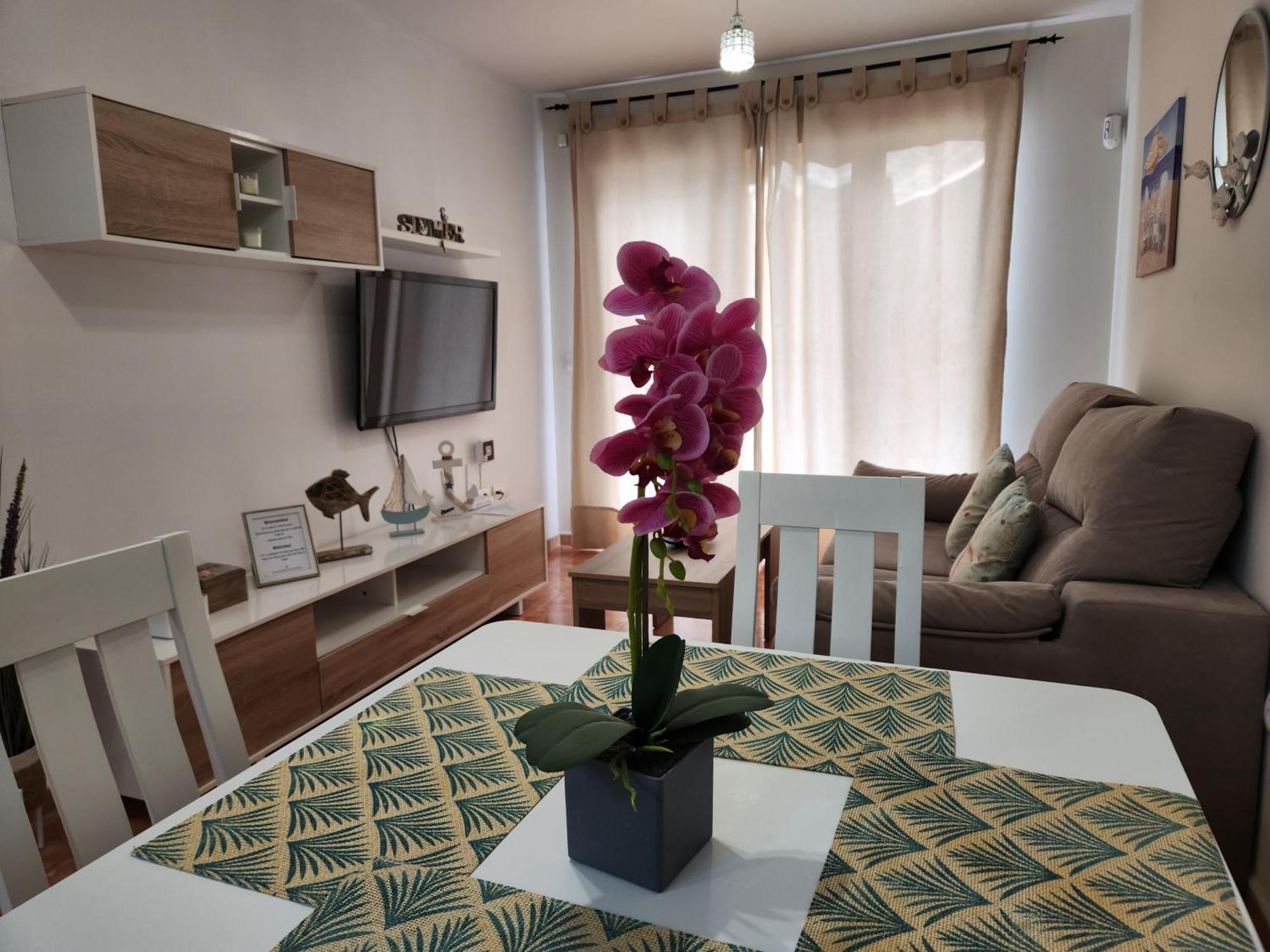 Bajo En Primera Linea De Vera-Playa Con Piscina Privada! المظهر الخارجي الصورة