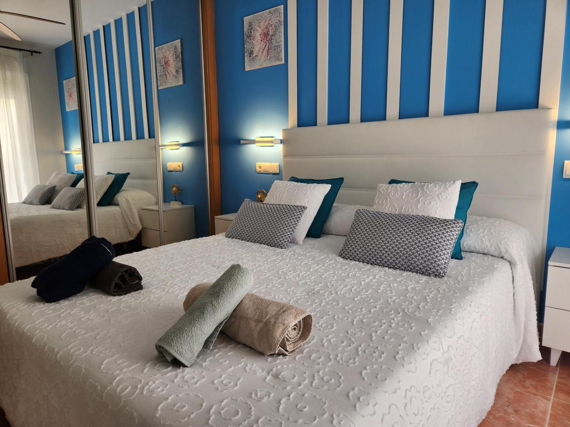 Bajo En Primera Linea De Vera-Playa Con Piscina Privada! المظهر الخارجي الصورة